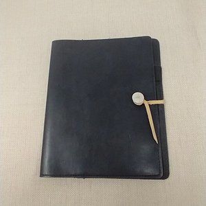 DAY RUNNER FAUX LEATHER TIE NOTEBOOK COVER